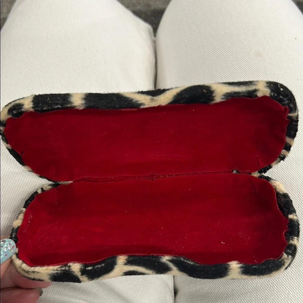 Leopard Print Sunglasses Case